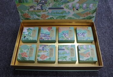 观音殿月饼盒生产、南京精装月饼盒定制